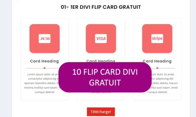 10 flip card divi gratuit – 10 Free Divi card modules