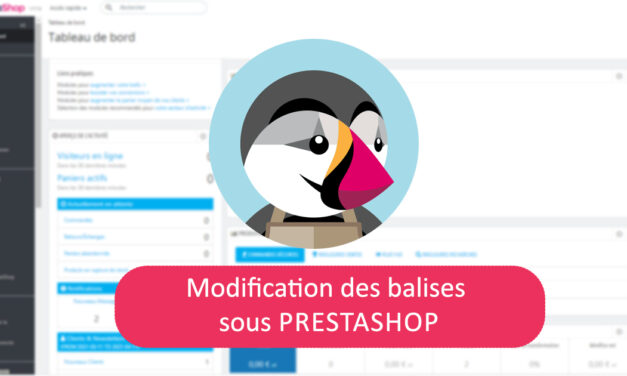 Balise titre prestashop : modifications des balises