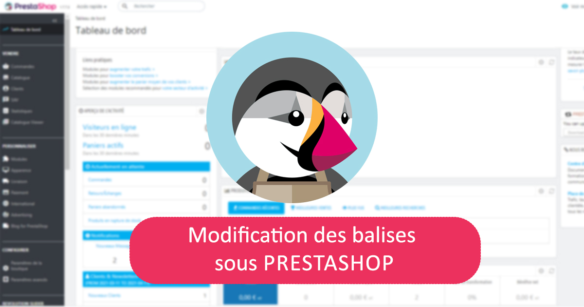 Balise titre prestashop : modifications des balises