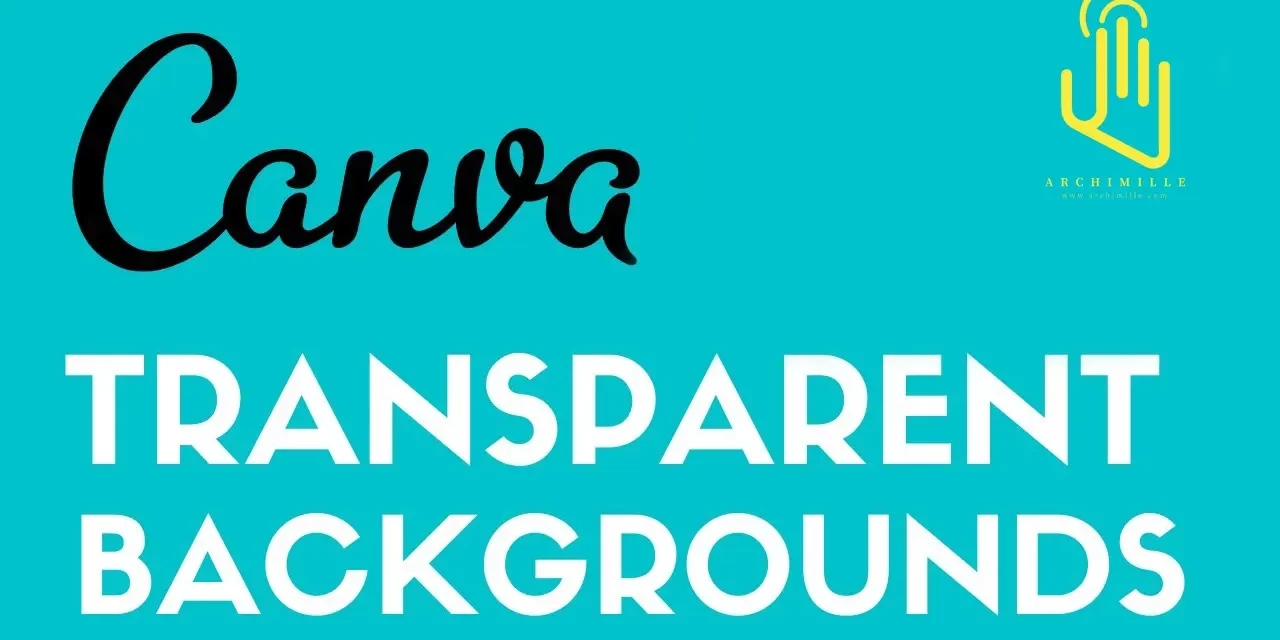 How to get transparent background on canva ?