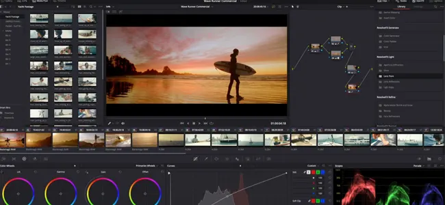 DaVinci Resolve editor video software